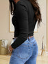Damen Slim Fit Langarmshirt – Eleganter Pullover aus blickdichtem Material
